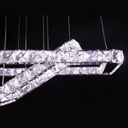 Modern Och Modern Kristallmetall Taklampa