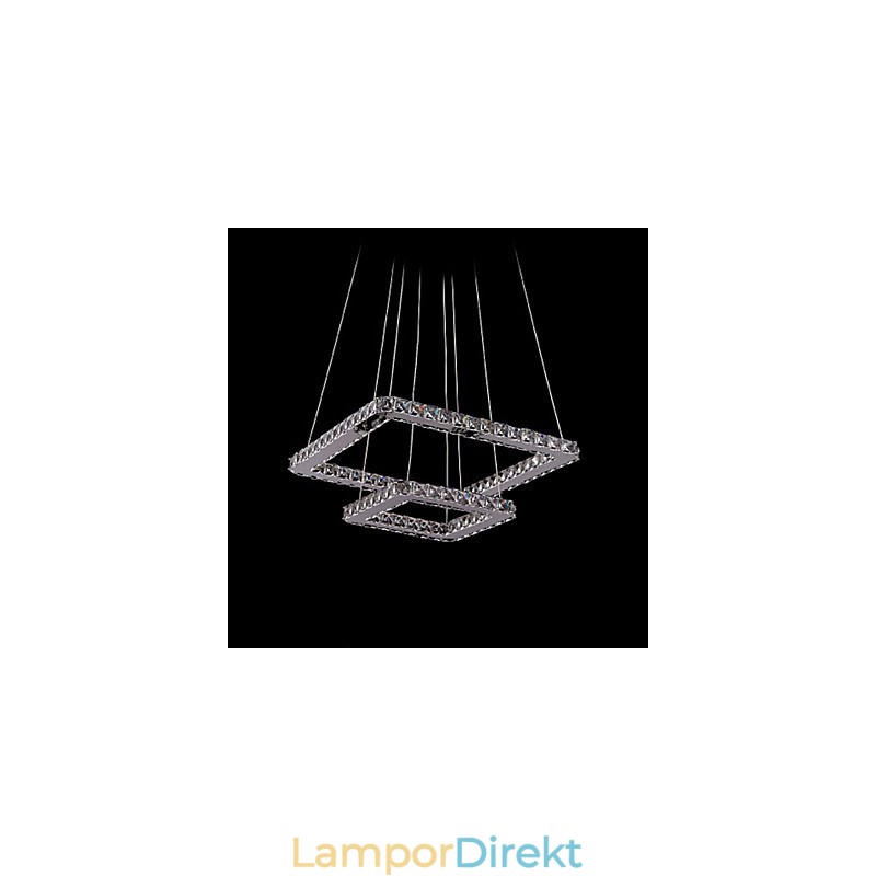 Modern Och Modern Kristallmetall Taklampa