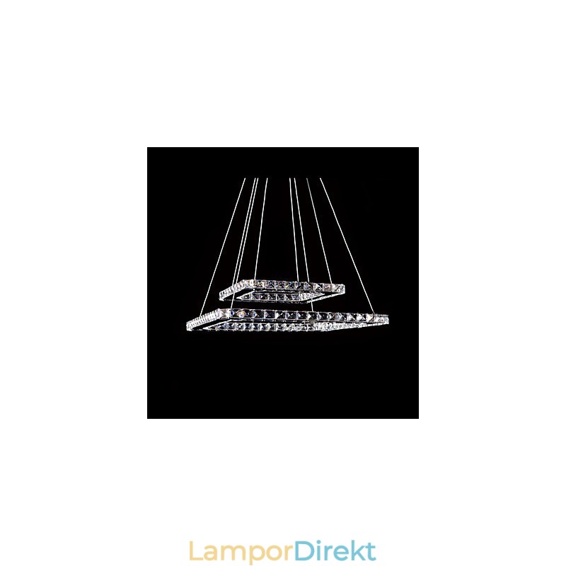 Modern Och Modern Kristallmetall Taklampa