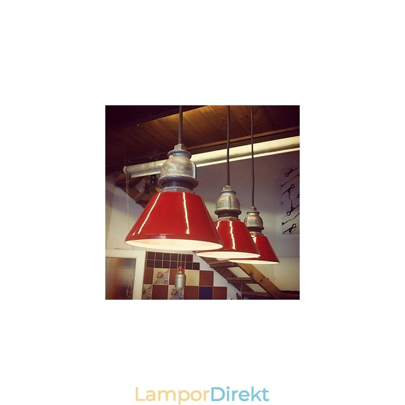 Vintage Country Metal Pendellampa