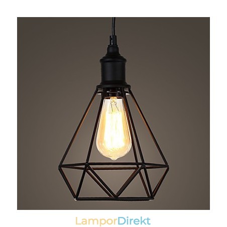 American Small Steel Birdcage Pendel Vintage Retro Diy Drop Light Industriell Belysningsarmatur För Heminredning American Small Steel Birdcage Pendel Vintage Retro Diy Drop Light Industriell Belysningsarmatur För Heminredning