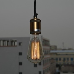 Traditionell Klassisk Vintage Mini Stil Elektropläterad Pendellampa