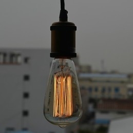 Traditionell Klassisk Vintage Mini Stil Elektropläterad Pendellampa