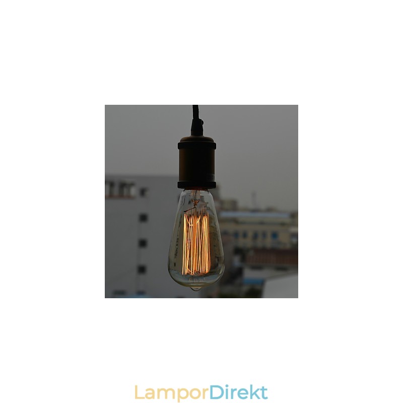 Traditionell Klassisk Vintage Mini Stil Elektropläterad Pendellampa