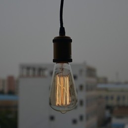 Traditionell Klassisk Vintage Mini Stil Elektropläterad Pendellampa