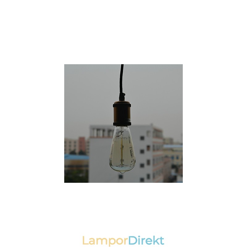 Traditionell Klassisk Vintage Mini Stil Elektropläterad Pendellampa