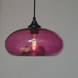 Modern Karakteristisk Pendel 1 Ljus Med Transparent Skärm