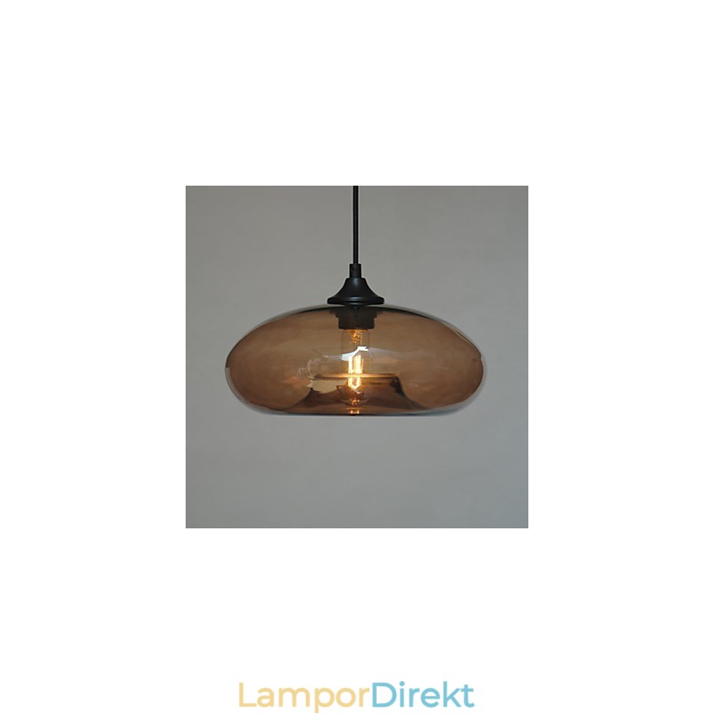Modern Karakteristisk Pendel 1 Ljus Med Transparent Skärm