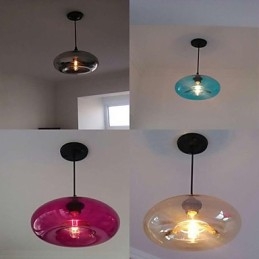 Modern Karakteristisk Pendel 1 Ljus Med Transparent Skärm