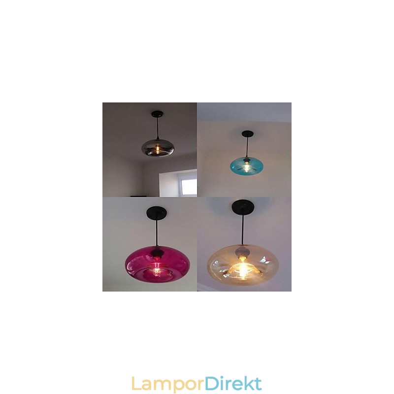 Modern Karakteristisk Pendel 1 Ljus Med Transparent Skärm