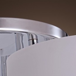 Modern Och Modern Ljuskrona I Krommetall Infällt