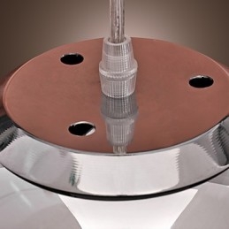 Modern Contemporary Globe Mini Style Chrome Metal Pendellampa