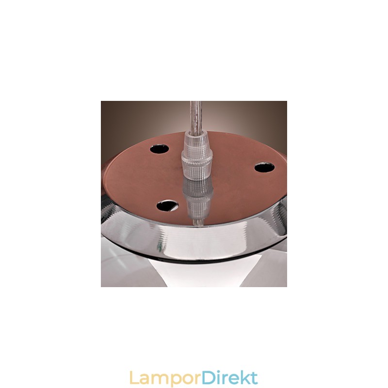 Modern Contemporary Globe Mini Style Chrome Metal Pendellampa