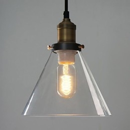 Traditionell Klassisk Vintage Skål Mini Stil Målning Metall Taklampa
