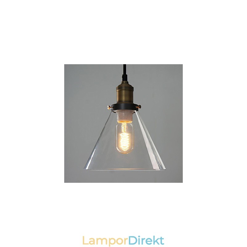 Traditionell Klassisk Vintage Skål Mini Stil Målning Metall Taklampa
