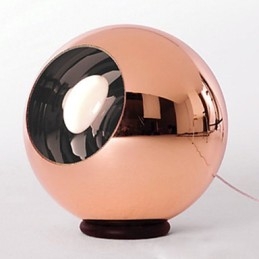 Creative Simple Glass Nordic Retro Galvanokula Pendellampa Light