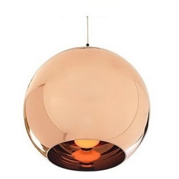 Creative Simple Glass Nordic Retro Galvanokula Pendellampa Light