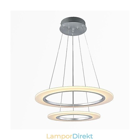 Modernt Taklampa Hängande Ljuskrona Lamparmatur Med 2 Ringar Modernt Taklampa Hängande Ljuskrona Lamparmatur Med 2 Ringar