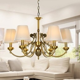Ren Vit Modern Och Modern Dekorativ Design Taklampa Familj