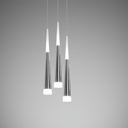 Triple Pendel Light Modern Contemporary Dining Kids Metal Rund Canopy