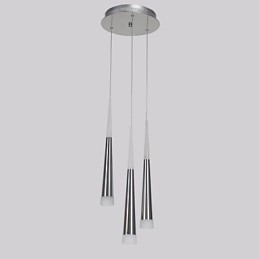 Triple Pendel Light Modern Contemporary Dining Kids Metal Rund Canopy