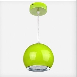 Modern Samtida Globe Målning Metall Taklampa