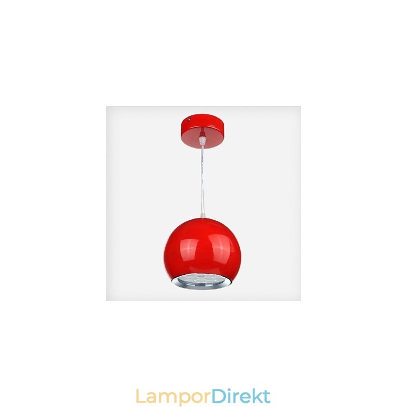 Modern Samtida Globe Målning Metall Taklampa