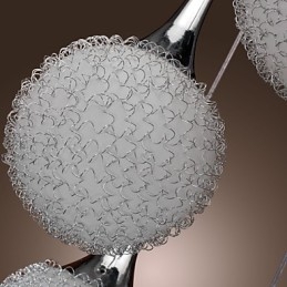 Modern Och Modern Globe Galvaniserad Metall Infälld Montering