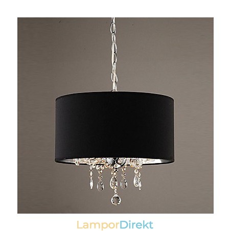 Modern Och Modern Trumkristallkrona I Ministil I Krom Modern Och Modern Trumkristallkrona I Ministil I Krom