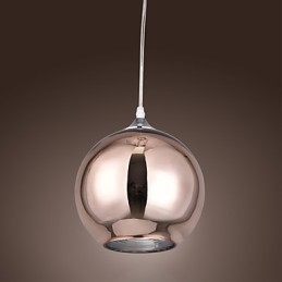 60 Modern Contemporary Globe Galvaniserad Metall Taklampa