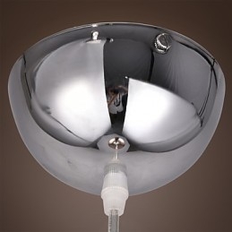 60 Modern Contemporary Globe Galvaniserad Metall Taklampa