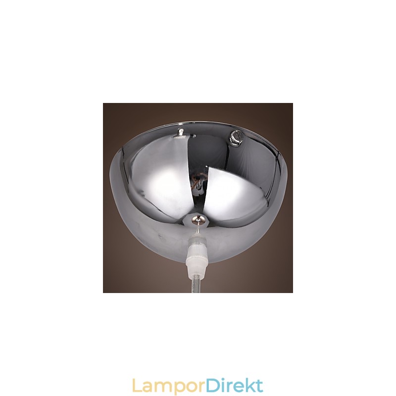 60 Modern Contemporary Globe Galvaniserad Metall Taklampa