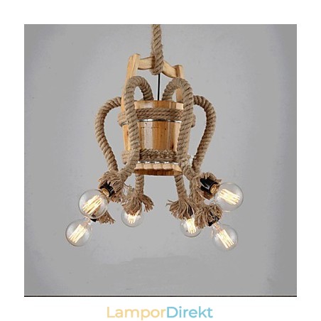 Träfat Ljuskrona Creative Lamp Träfat Ljuskrona Creative Lamp