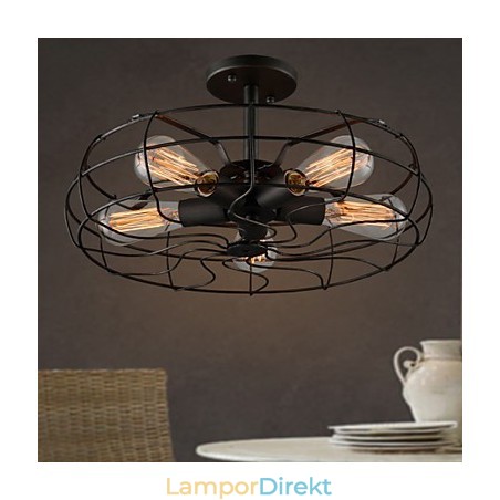 Loft Vintage Creative Lighting Lampor American Country Style Minimalistisk Iron Industrial Fläkt Ljuskrona Loft Vintage Creative Lighting Lampor American Country Style Minimalistisk Iron Industrial Fläkt Ljuskrona