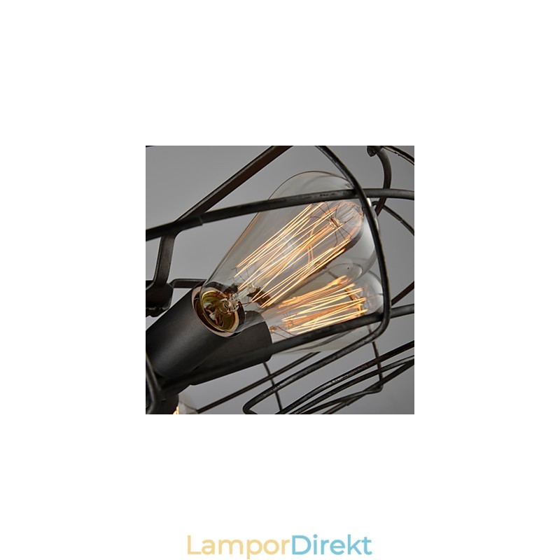 Loft Vintage Creative Lighting Lampor American Country Style Minimalistisk Iron Industrial Fläkt Ljuskrona
