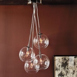 Traditionell Klassisk Mini-Stil Målning Taklampa