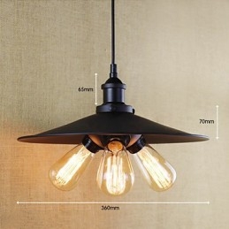Pendellampor Traditionell Klassisk Vintage Retro Country Garage Metal