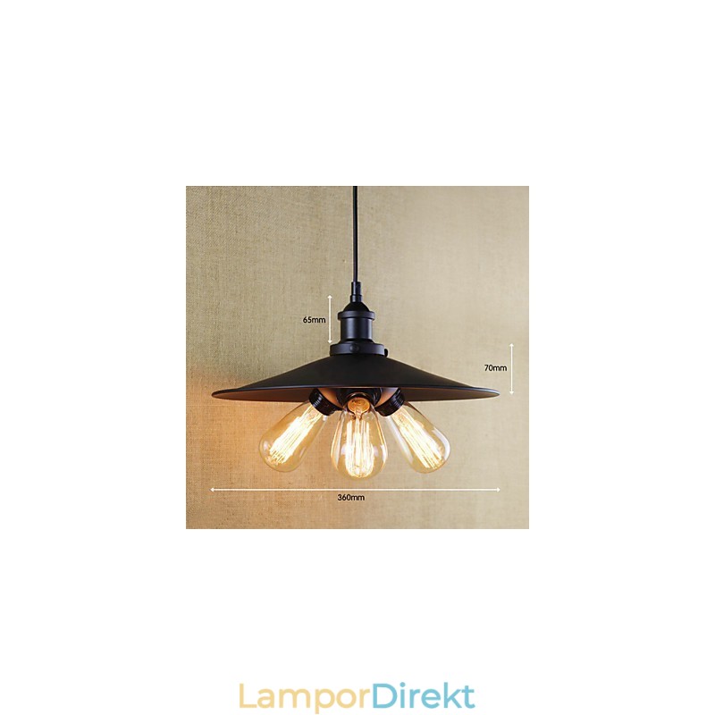 Pendellampor Traditionell Klassisk Vintage Retro Country Garage Metal
