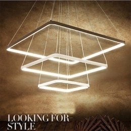 Modern Design Taklampa Tre Ringar