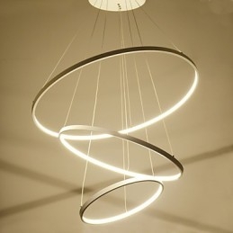 Modern Design Taklampa Tre Ringar