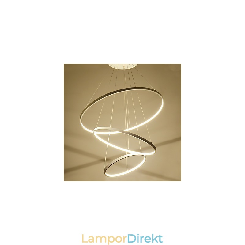 Modern Design Taklampa Tre Ringar