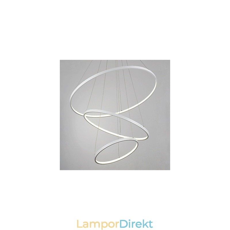 Modern Design Taklampa Tre Ringar