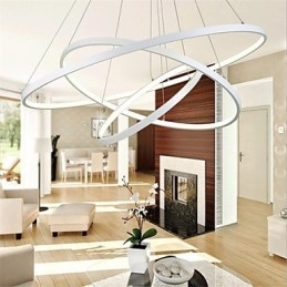 Modern Design Taklampa Tre Ringar