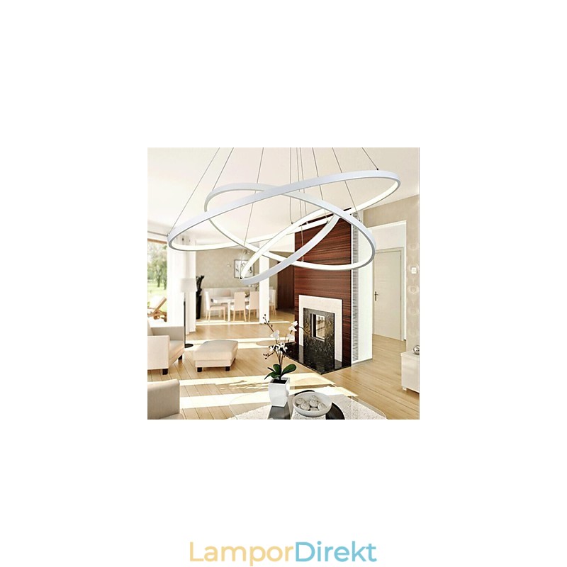 Modern Design Taklampa Tre Ringar