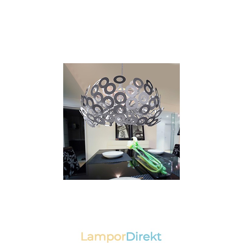 Modern Taklampa I Cirkel Med Utvald Lampskärm