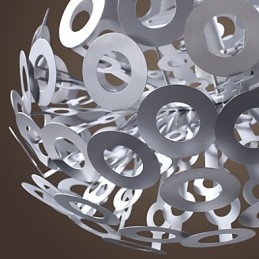 Modern Taklampa I Cirkel Med Utvald Lampskärm