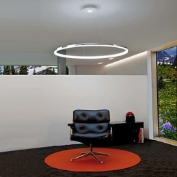 Pendellampa Modern Design Living Ring
