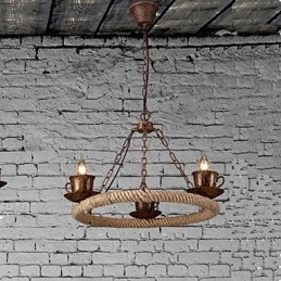 Keramisk Industri Vindrep Ljuskrona Retrolron Ljuskrona Enkel3