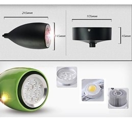 Modern Samtida Globe Målning Metall Taklampa