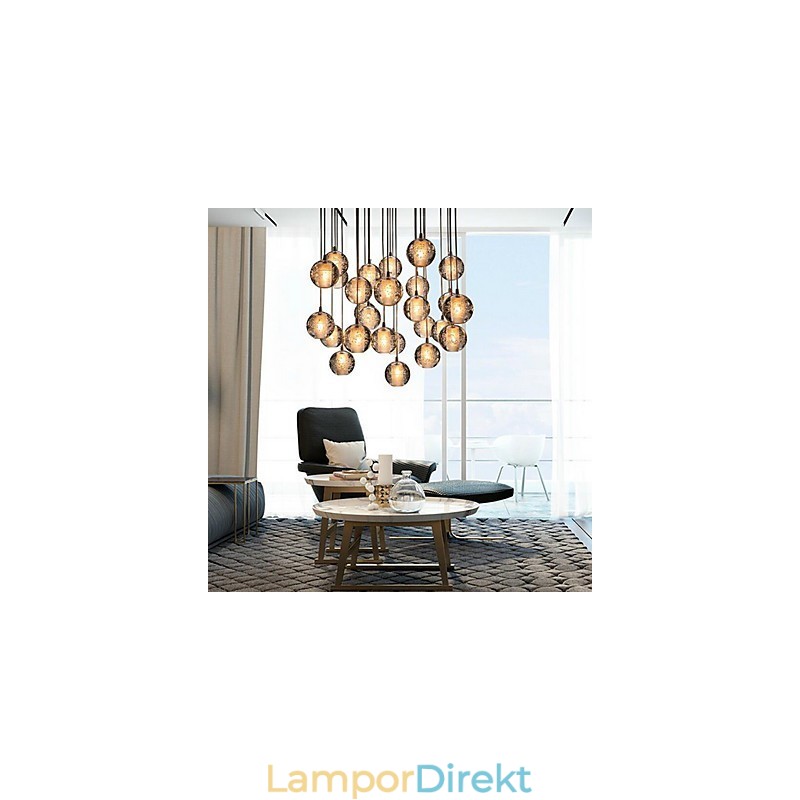 Pendellampa G4 Retroifit 3W Kromplätering Kristall Modern Contemporary Pendellampa